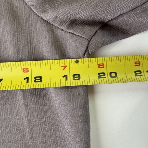 Banana Republic Accordion Ruffle Collar Shimmer Size Medium - Picture 5 of 14